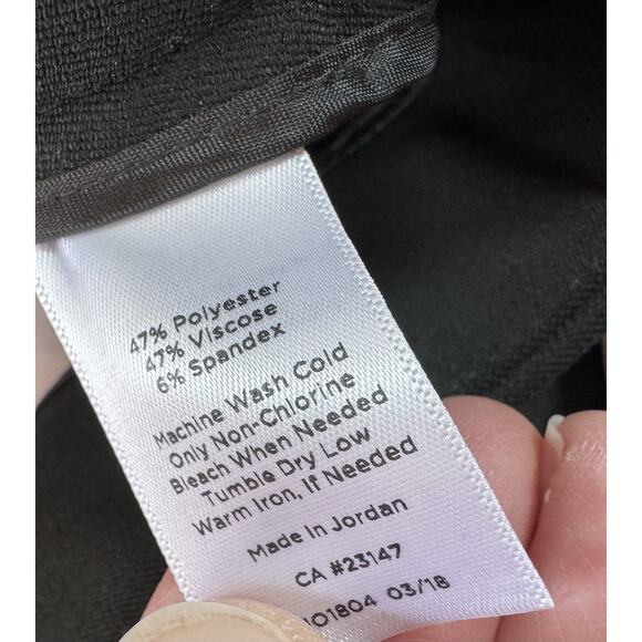 Talbots Curvy Fit Refined Bi-Stretch Barely Boot Dress Pants Black Womens 18 NWT - Picture 7 of 15